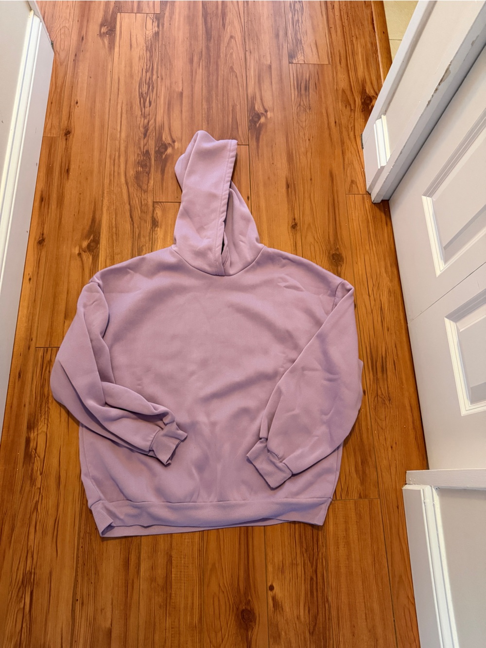 Woman’s Lavender Hooded Sweatshirt - Cozy Pullover